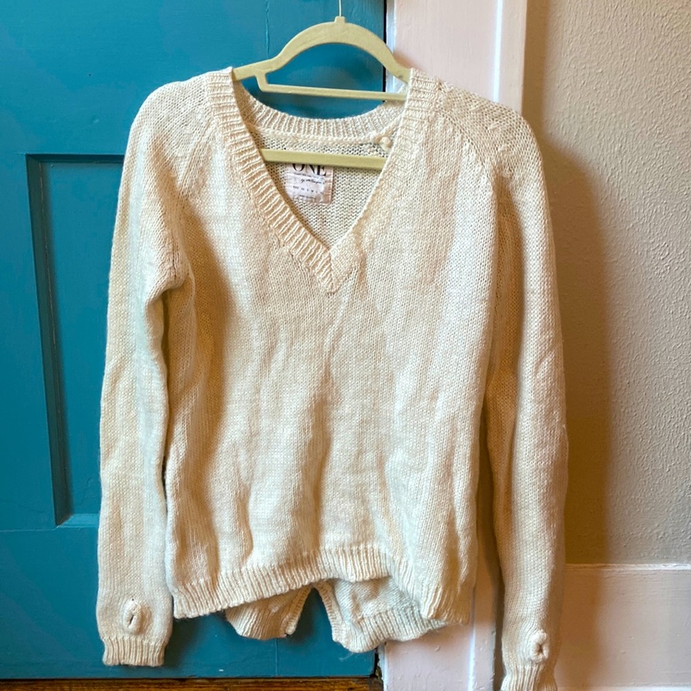 ONE TEASPOON beige/cream sweater size M